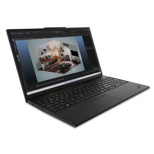 LENOVO ThinkPad P16s Gen 3 Intel Core Ultra 7 155H Processor, 16GB RAM, 512GB SSD, 4GB-NVIDIA RTX 500, 16" WUXGA Display, Windows 11 Pro, English & Arabic Keyboard, 3 Year Warranty | 21KS000RGR