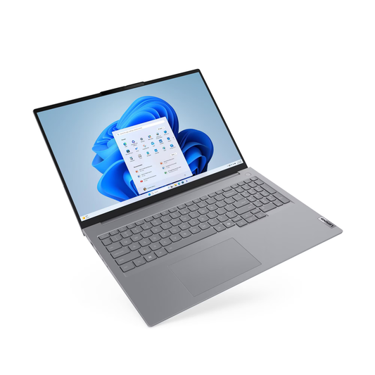 Lenovo ThinkBook 16 G8 Intel Core Ultra 5 255H Processor, 8GB RAM, 512GB SSD, 16" WUXGA (1920x1200) Display, DOS, English & Arabic Keyboard, Bag, 1 Year Warranty | 21SK002LGR