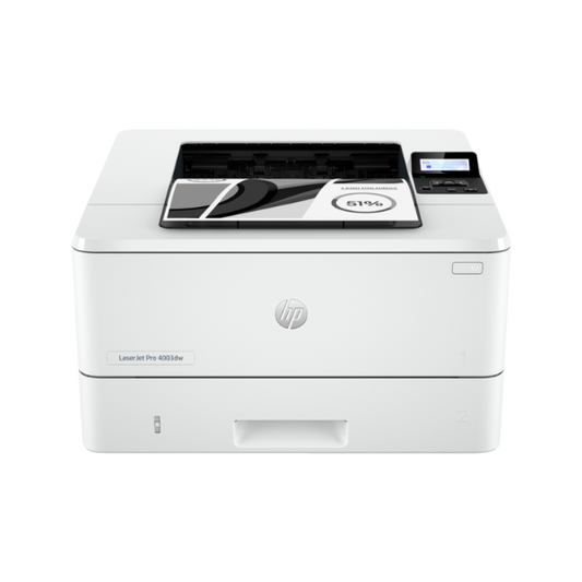 HP LaserJet Pro 4003dw Wireless Printer, Duplex, Gigabit Ethernet, 1 Year Warranty | 2Z610A