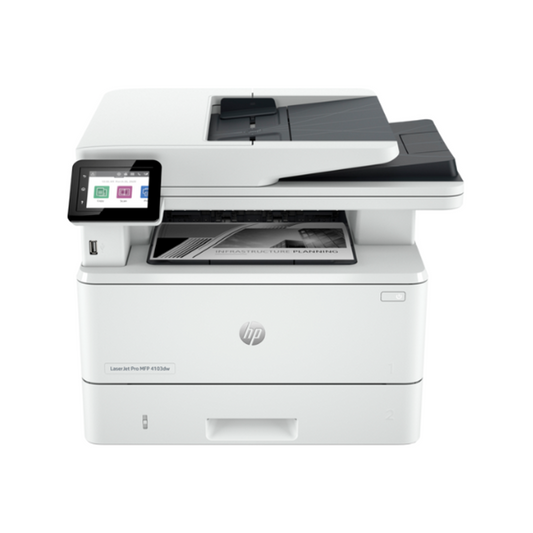 HP LaserJet Pro MFP 4103dw Printer, Flatbed, ADF Scanner, 1 Year Warranty | 2Z627A