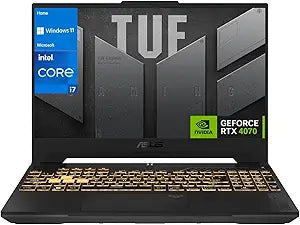 ASUS TUF 15.6 i7 RTX 4070 Gaming Laptop, 15.6" FHD