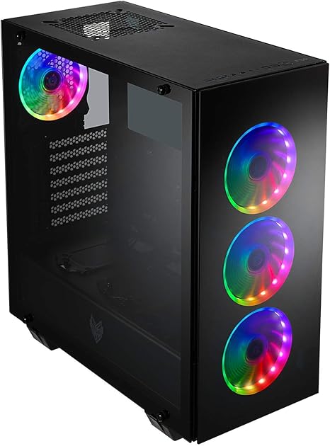 ATX CASE FSP CMT520-PLUS MID TOWER GAMING (4 ARGB FAN) | CMT520-PLUS