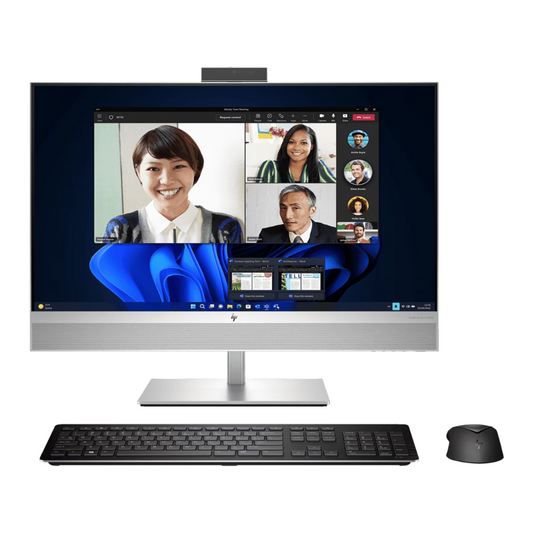 HP EliteOne 870 G9 All-in-One Desktop – Intel Core i7-13700 Processor, 16 GB RAM, 512 GB SSD, 27" (1920x1080) FHD Display, Silver, Windows 11 Pro, English & Arabic Keyboard, 1 Year Warranty | 628P4ET