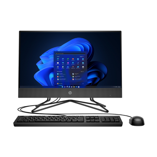 HP 200 G4 All-in-One Desktop – Intel Core i3-1215U Processor, 4 GB RAM, 256 GB SSD, 21.5" (1920 x 1080) FHD Display, DOS, White, English & Arabic Keyboard, 1 Year Warranty | 6D416EA