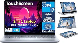 Dell Inspiron 7440 2-in-1 14.0" Touchscreen WUXGA Business Laptop (Intel Core 7 150U