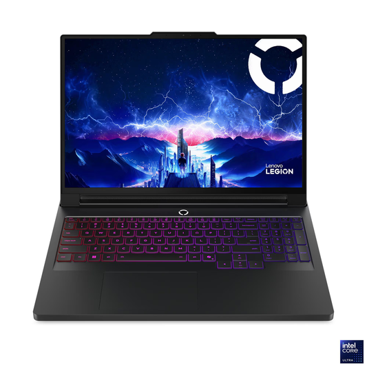 Lenovo Legion Pro 7 16IAX10H Intel Core 9 275HX Processor, 64GB RAM, 2TB SSD, 16GB NVIDIA RTX 5080, 16" WQXGA (2560x1600) OLED Display, DOS, English & Arabic Keyboard, 1 Year Warranty | 83F5005GAX