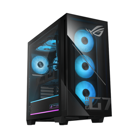 Asus ROG Strix Tower Desktop PC, Intel Core Ultra 7-265F Processor, 32GB RAM, 1TB SSD, 16GB Nvidia RTX 5070Ti Graphics, Liquid Cooler, RGB Gaming Keyboard & Mouse Included, Windows 11 Home, 2 Year Warranty | G700TF-07265F327W-R