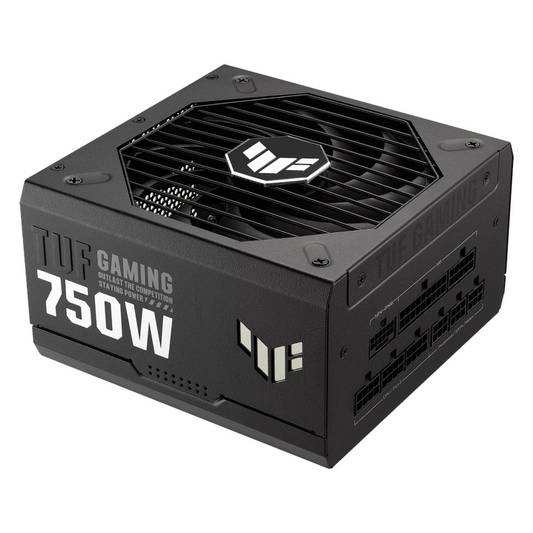 Asus TUF Gaming 80 Plus Gold Power Supply, 750W, Fully Modular, ATX, 0dB Technology, Black, 1 Year Warranty | 90YE00S3-B0NA00