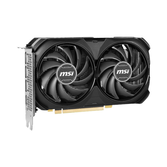 Msi GeForce RTX 4060 Ti VENTUS 2X OC Edition Graphics Card, GDDR6 8GB 128-bit Memory, HDMI 2.1a & DP 1.4a Outputs, PCI Express 4.0, 2565 MHz OC Boost Clock, 18 Gbpsâ Memory Clock, Black, 1 Year Warranty | 912-V515-024