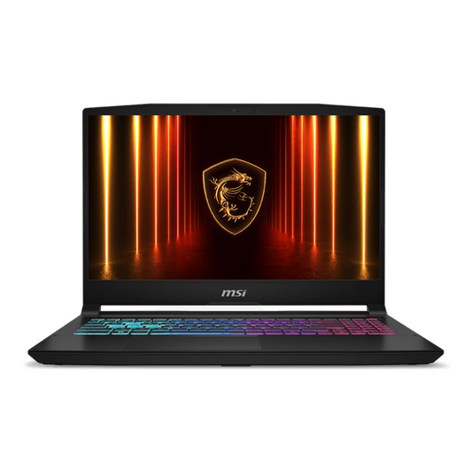 MSI Katana 15 HX B14WFK Gaming Laptop, Intel Core i7-14650HX Processor, 16GB RAM, 1TB SSD, 8GB Nvidia RTX 5060 Graphics, 15.6" FHD 144Hz Display, Windows 11 Home, 4-Zone RGB English & Arabic Keyboard, Black, 2 Year Warranty | 9S7-1587C1-220