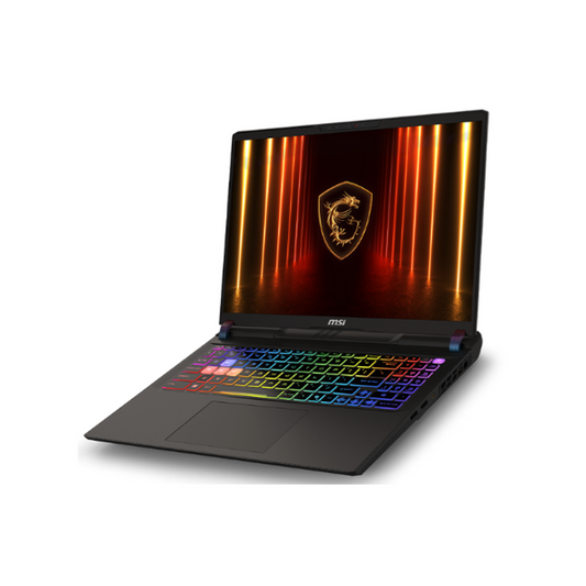 MSI Vector 16 HX AI A2XWHG Gaming Laptop Intel Core Ultra 9-275HX Processor, 32GB RAM, 1TB SSD, 12GB NVIDIA RTX 5070ti, 16" QHD 240Hz Display, Windows 11 Home, English & Arabic Keyboard, Cosmo Gray, 2 Year Warranty | 9S7-15M352-009