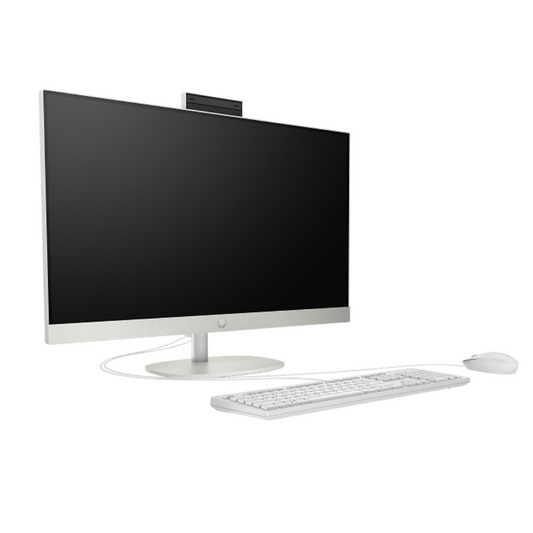 HP 27-cr0154nh All-in-One Desktop Intel Core i7-1355U Processor, 8 GB RAM, 512 GB SSD, 27" (1920 x 1080) FHD Touch Display, DOS, Shell white, English Keyboard, 1 Year Warranty | A99BMEA