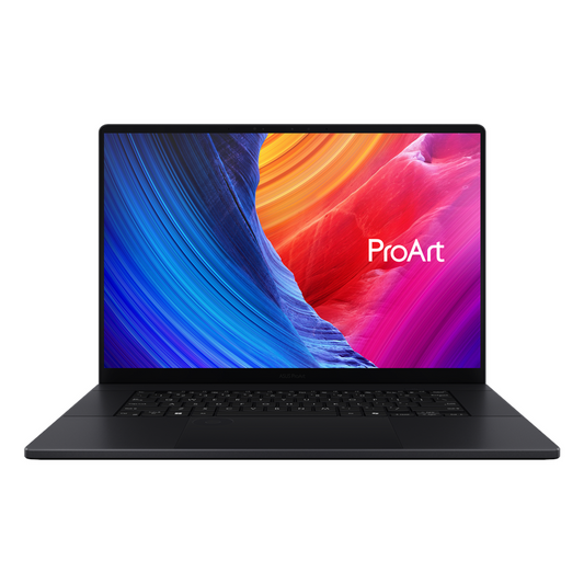 Asus ProArt P16 H7606WP Laptop, AMD Ryzen AI 9 HX 370 Processor, 64GB RAM, 4TB SSD, 8GB GDDR7 NVIDIA GeForce RTX 5070, 16" 4K OLED Touch Display, Windows 11 Home, Black, 1 Year Warranty | H7606WP-ME025W-ProA