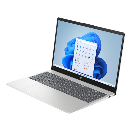 HP 15-FD0213NE Laptop, Intel Core i7-1255U Processor, 16GB RAM, 512GB SSD, 15.6" FHD Display, Windows 11 Home, English & Arabic Keyboard, Silver, 1 Year Warranty | B21RHEA