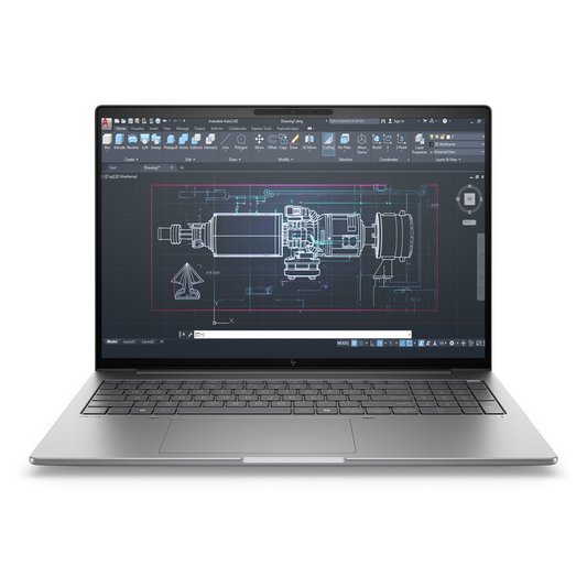 Hp ZBook 8 G1i Laptop, Intel Core Ultra 7 255H Processor, 16GB RAM, 1TB SSD, 4GB Nvidia RTX 500 Ada Graphics, 16" WUXGA Display, Windows 11 Pro, English & Arabic Backlit Keyboard, 1 Year Warranty | B30KZES
