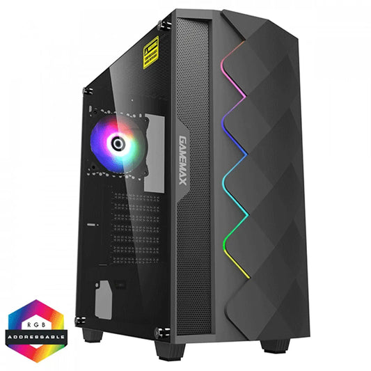 ATX CASE GAMEMAX DIAMOND BLACK