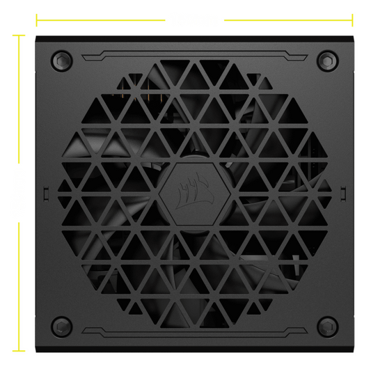 Corsair RM1200e 80 Plus Gold Power Supply, 1200W, Fully Modular, ATX, PCIe 5.1, Black, 1 Year Warranty | CP-9020258-UK
