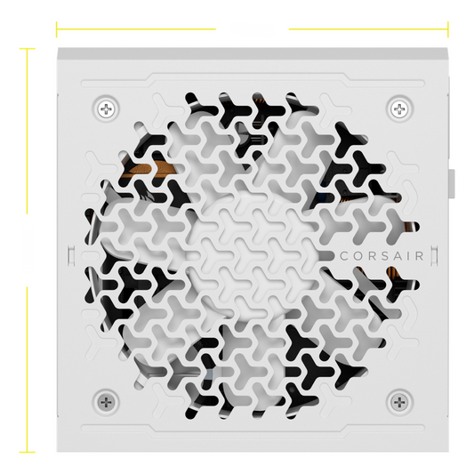 Corsair RM750e 80 Plus Gold Power Supply, 750W, Fully Modular, ATX, White, 1 Year Warranty | CP-9020292-UK
