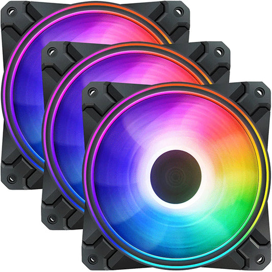 DEEP COOL CASE FAN CF120 RGB 120mm Triple Fan |
 DP-F12-AR-CF120P-3P