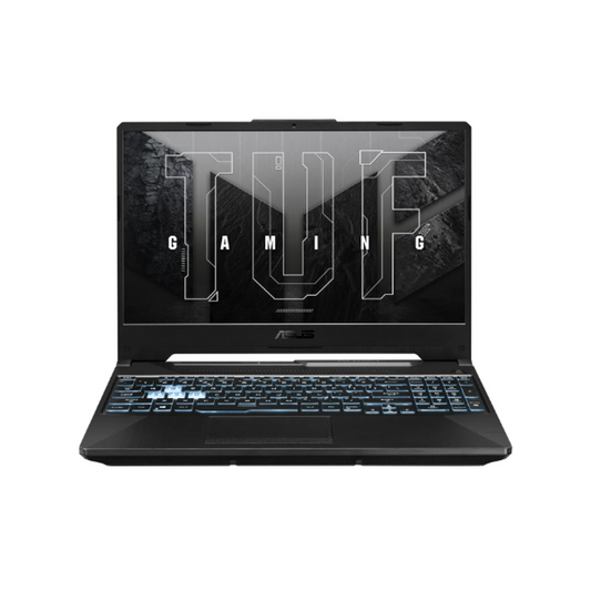 ASUS TUF Gaming A15 AMD Ryzen 5 7535HS Processor, 16GB RAM, 512GB SSD, 4GB NVIDIA RTX 3050, 15.6" FHD Display, 144Hz, Windows 11 Home, English & Arabic Keyboard, Graphite Black, 1 Year Warranty | FA506NC-HN003W