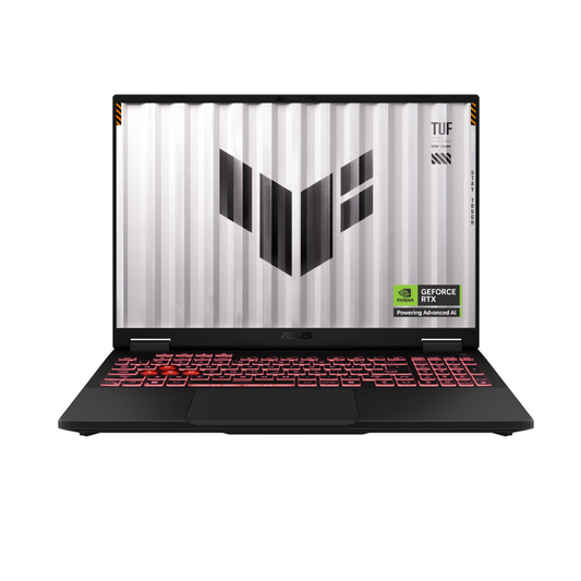 Asus TUF A16 Gaming Laptop, AMD Ryzen 9 8940HX Processor, 16GB RAM, 1TB SSD, 8GB Nvidia RTX 5070 Graphics, 16" 2.5K 165Hz Display, Windows 11 Home, Backlit Chiclet 1-Zone RGB English & Arabic Keyboard, Jaeger Gray, 1 Year Warranty | FA608PP-G1S161W
