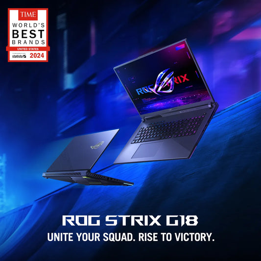 ASUS ROG Strix G18 Intel Core Ultra 9 275HX Processor, 32GB RAM, 1TB SSD, 16GB NVIDIA RTX 5080, 18" 2.5K Display, 240Hz, Windows 11 Home, English & Arabic Keyboard, 2 Year Warranty | G815LW-S9033W