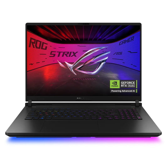 Asus ROG Strix SCAR 18 Intel Core Ultra 9 275HX Processor, 64GB RAM, 2TB SSD, 12GB NVIDIA RTX 5070 Ti, 18" 2.5K WQXGA 240Hz Display, Windows 11 Home, English & Arabic Keyboard, 2 Year Warranty | G835LR-SA040W