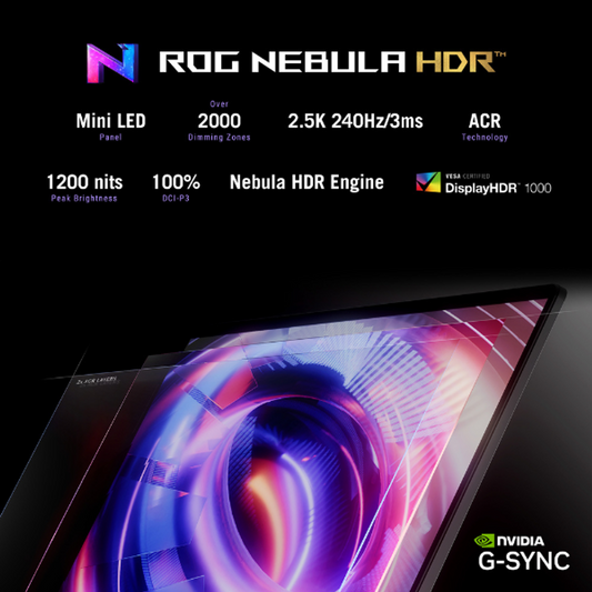 ASUS ROG Strix SCAR 18 Intel Core Ultra 9  275HX Processor, 64GB RAM, 4TB SSD, 24GB GDDR7 NVIDIA RTX 5090, 18" 2.5K (2560 x 1600, WQXGA), 240Hz Display, Windows 11 Home, Off Black, 2 Years Warranty | G835LX-SA047W