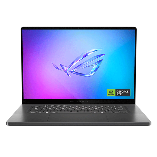 ASUS ROG Zephyrus G16 AMD Ryzen AI 9 HX 370 Processor, 32GB RAM, 1TB SSD, NVIDIA RTX 4060 8GB GDDR6, 16" OLED Display, Windows 11 Home, 2 Year Warranty | GA605WV-AI-OLED9132G