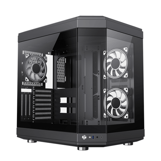 ATX CASE GAMEMAX HYPE Black | GM-HYPE-BLK