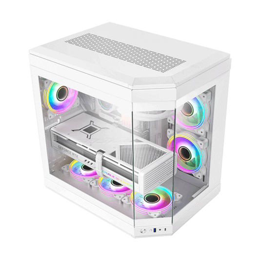 ATX CASE GAMEMAX HYPE WHITE | GM-HYPE-WHT