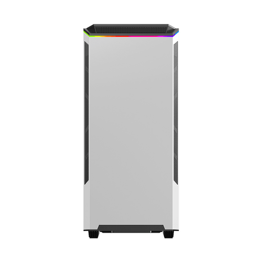 Gamemax Paladin T801 ARGB ATX PC Case, Tempered Glass Side Panel, 1 x ARGB 12cm Rainbow Fan, 360mm GPU Support, USB 3.1 Gen 1, White, 1 Year Warranty | GM-T801-PAL-WH