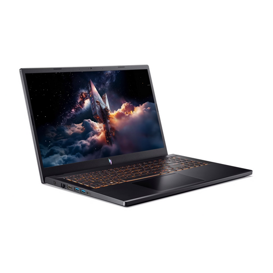 Acer Nitro V 15 Gaming Laptop, Intel Core 7 240H Processor, 16GB RAM, 512GB SSD, 6GB Nvidia RTX 3050 Graphics, 15.6" TFT LCD 165Hz Display, Windows 11 Home, Amber Backlight English & Arabic Keyboard, 1 Year Warranty | NH.QUBEM.002