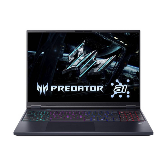 Acer Predator Helios Neo 16 AI Gaming Laptop, Intel Core Ultra 9 275HX Processor, 32GB RAM, 1TB SSD, 8GB Nvidia RTX 5070 Graphics, 16" WQXGA 240Hz Display, Windows 11 Home, RGB Backlight English & Arabic Keyboard, 1 Year Warranty | NH.QX3EM.001
