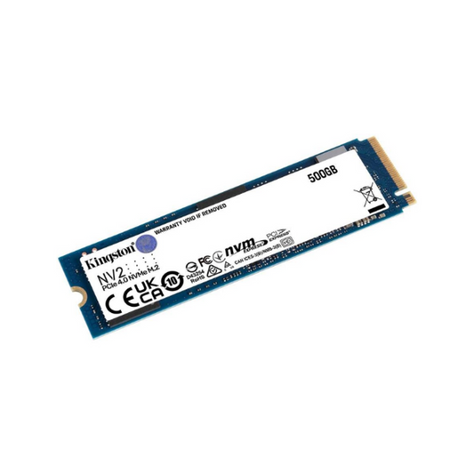 Kingston NV2 500GB M.2 2280 NVMe Internal SSD, 1 Year Warranty | SNV2S500G