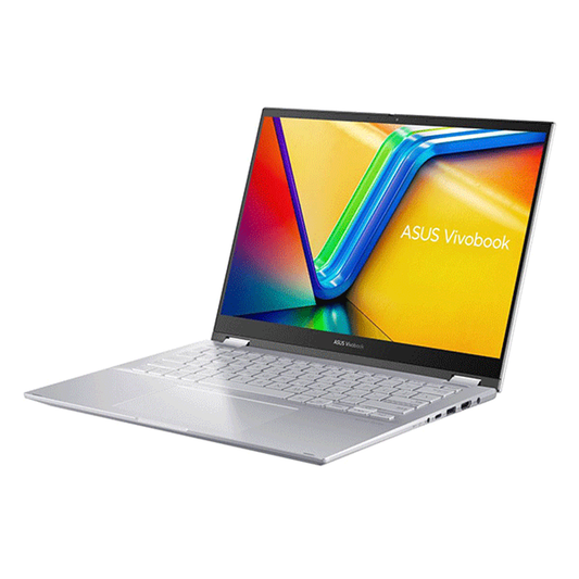 ASUS Vivobook S 14 Flip Intel Core i5-1335U Processor, 8GB RAM, 512GB SSD, 14" Touch Display, Windows 11 Home, Silver Color, 1 Year Warranty | TP3402VA-LZ255W