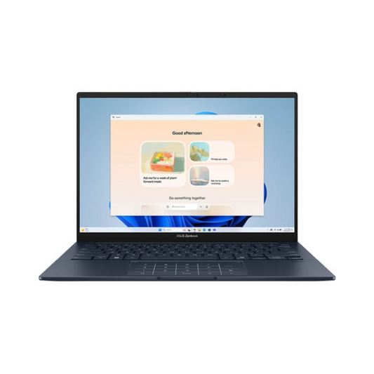 ASUS Zenbook 14 Intel Core Ultra 7 255H Processor, 16GB RAM, 1TB SSD, 14" 3K Touch OLED Display, 120Hz, Windows 11 Home, English & Arabic Keyboard, Ponder Blue, 2 Year Warranty | UX3405CA-PZ052W