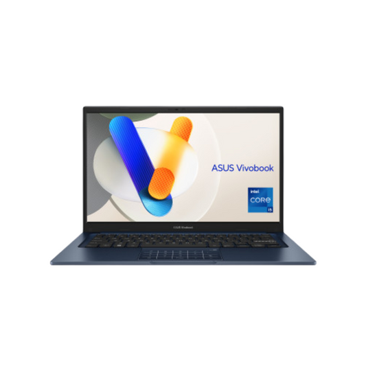 ASUS Vivobook 14 Intel Core i5 1334U Processor, 8GB RAM, 512GB SSD, 14" FHD Display, Windows 11 Home, English & Arabic Keyboard, Quiet Blue, 1 Year Warranty | X1404VA-NK884W