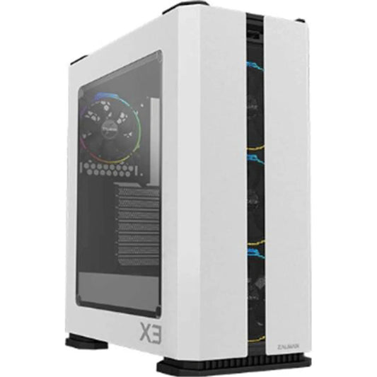 ATX CASE ZALMAN X3 MID TOWER GAMING-WHITE | ZM-X3-WHITE