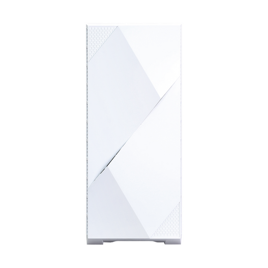 Zalman Z3 Iceberg E-ATX Case, Tempered Glass Side Panel, 2 x ARGB Fans Included, Supports 315mm GPU, White, 1 Year Warranty | ZM-Z3-ICEBERG-WHITE