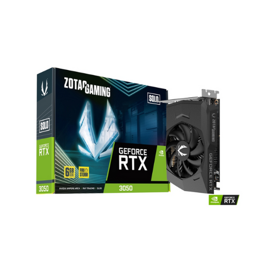 VGA ZOTAC RTX 3050 6GB DDR6 SOLO  | ZT-A30510G-10L