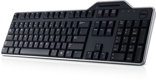 KEYBOARD DELL WITH SMARTCARD-KB-813, Black