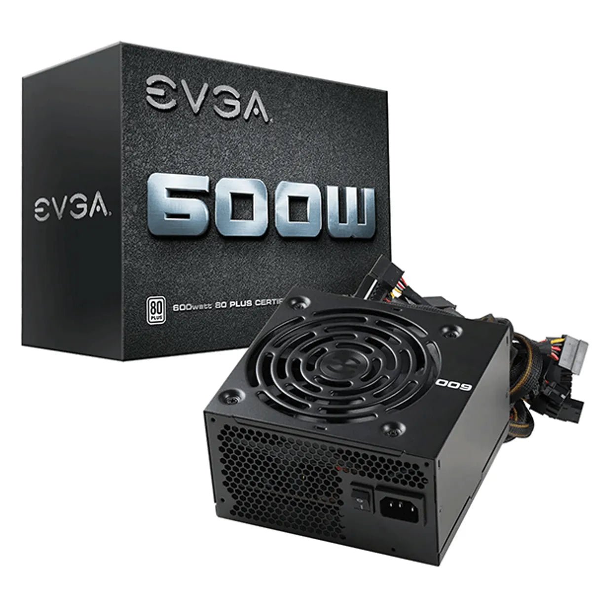 POWER SUPPLY 600W EVGA 80 PLUS WHITE-W1 600 | 100-W1-0600-K3