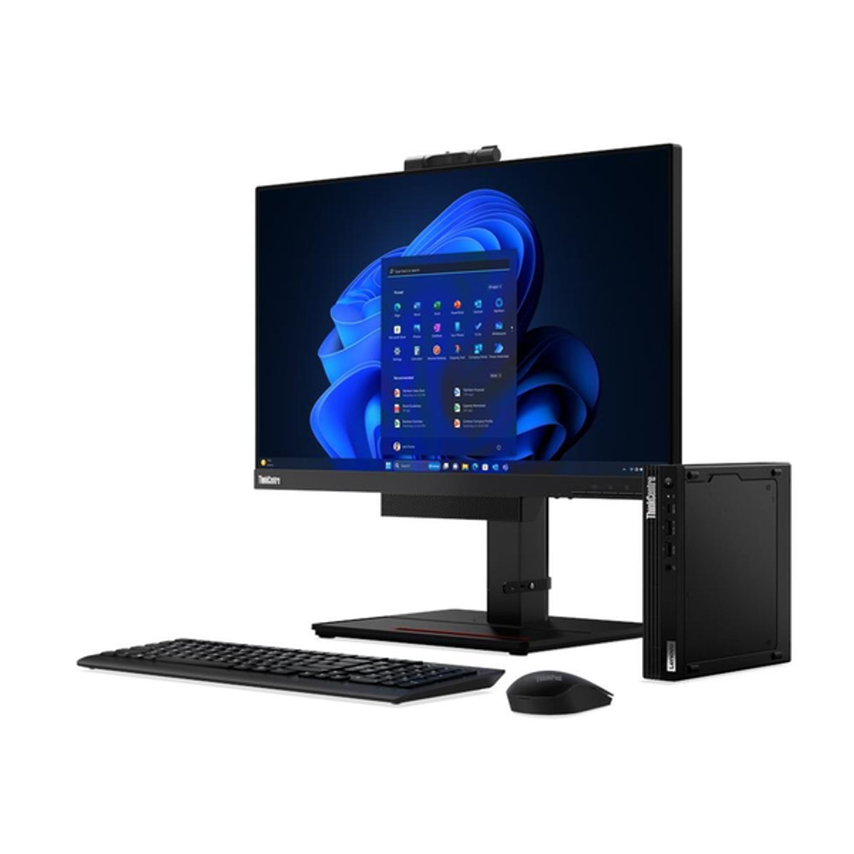 Lenovo ThinkCentre M70q Gen 4 Tiny PC, Intel Core i7-13700T Processor, 8GB RAM, 512GB SSD, Windows 11 Pro, English & Arabic Keyboard, 3 Year Warranty | 12E30030GR