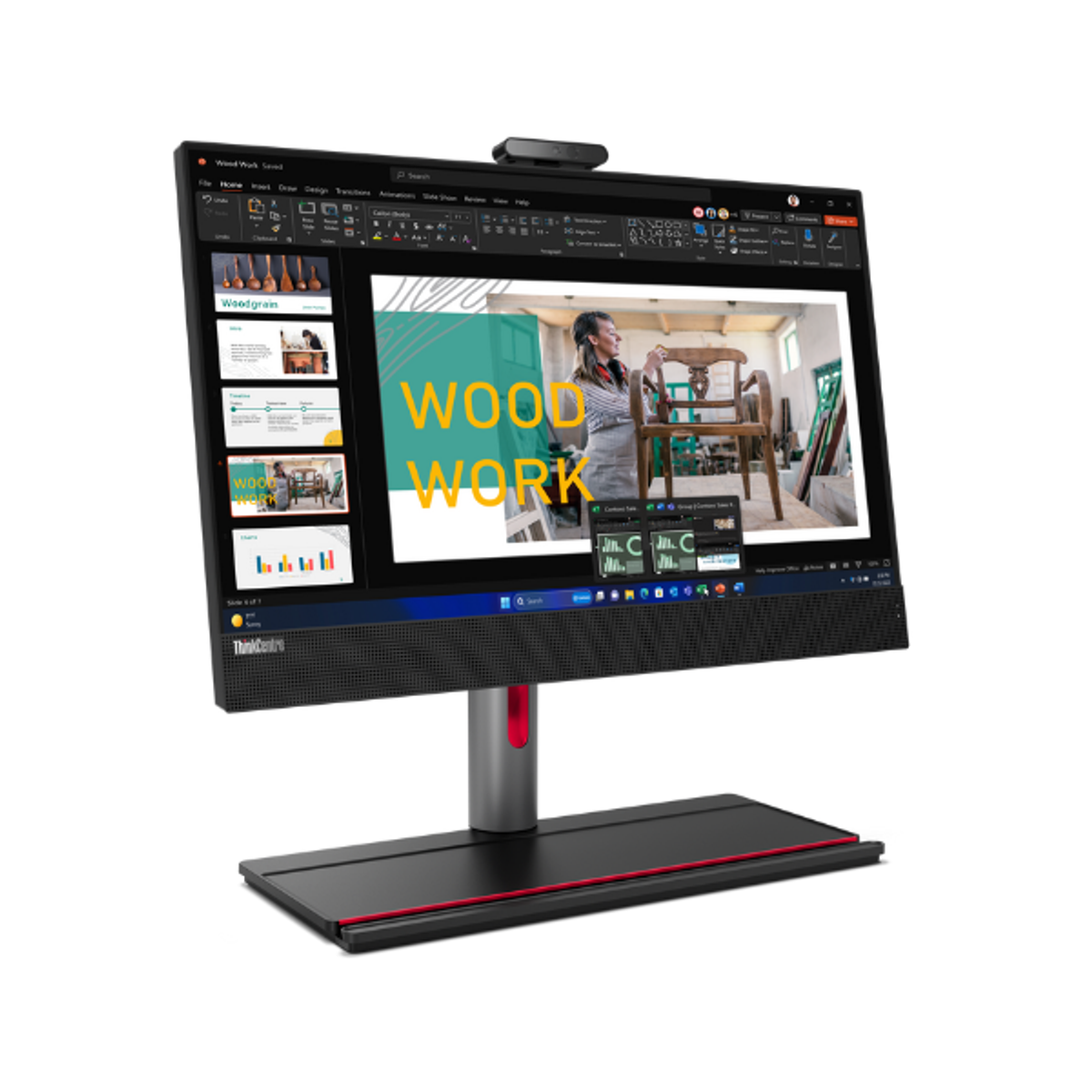 ThinkCentre M90a Gen 5 Intel Core i7-14700 Processor, 16GB RAM, 512GB SSD, 23.8" FHD Touch Display, Windows 11 Pro, English & Arabic Keyboard, Black, 3 Year Warranty | 12SL0006GR