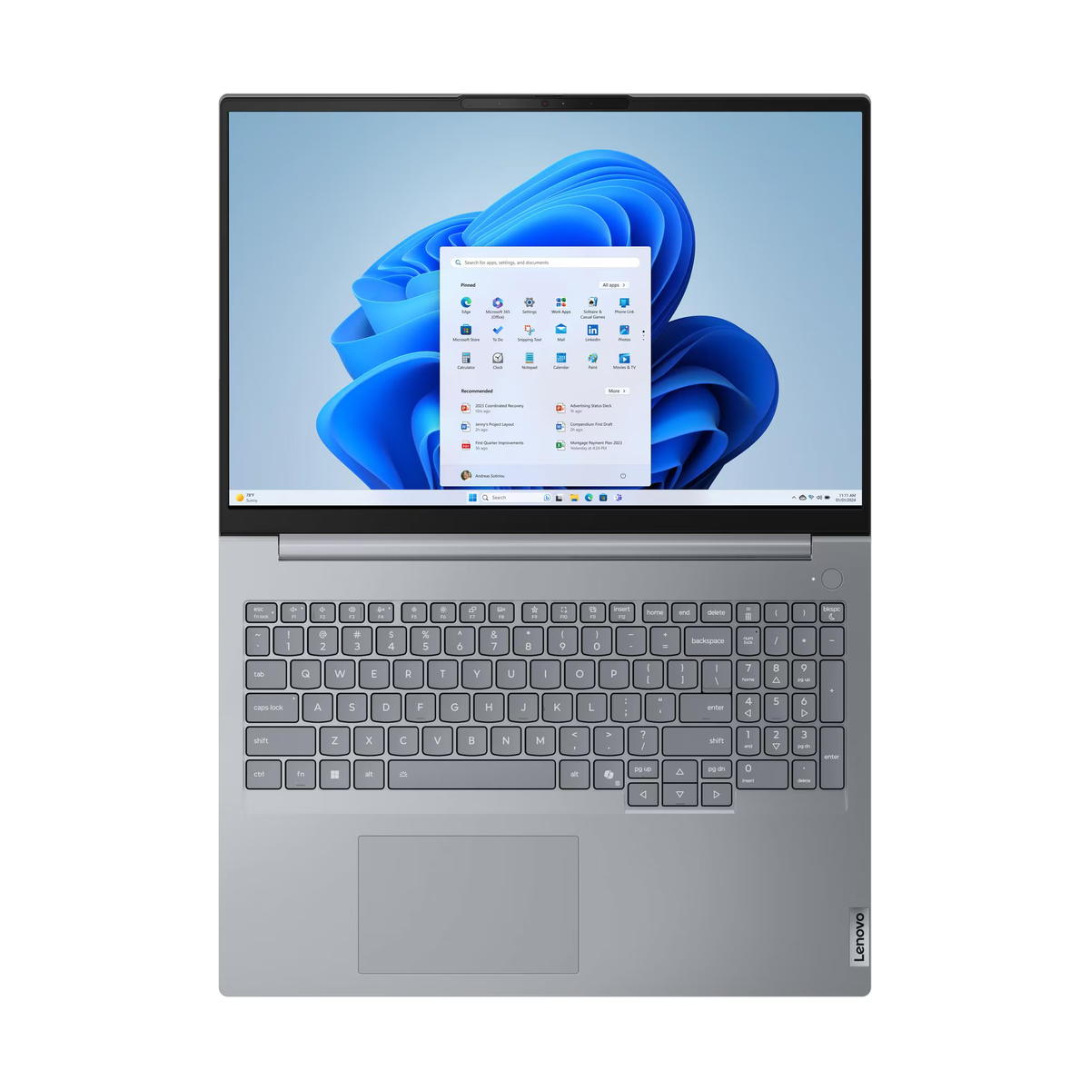 Lenovo ThinkBook 16 G8 Intel Core Ultra 5 255H Processor, 8GB RAM, 512GB SSD, 16" WUXGA (1920x1200) Display, DOS, English & Arabic Keyboard, Bag, 1 Year Warranty | 21SK002LGR