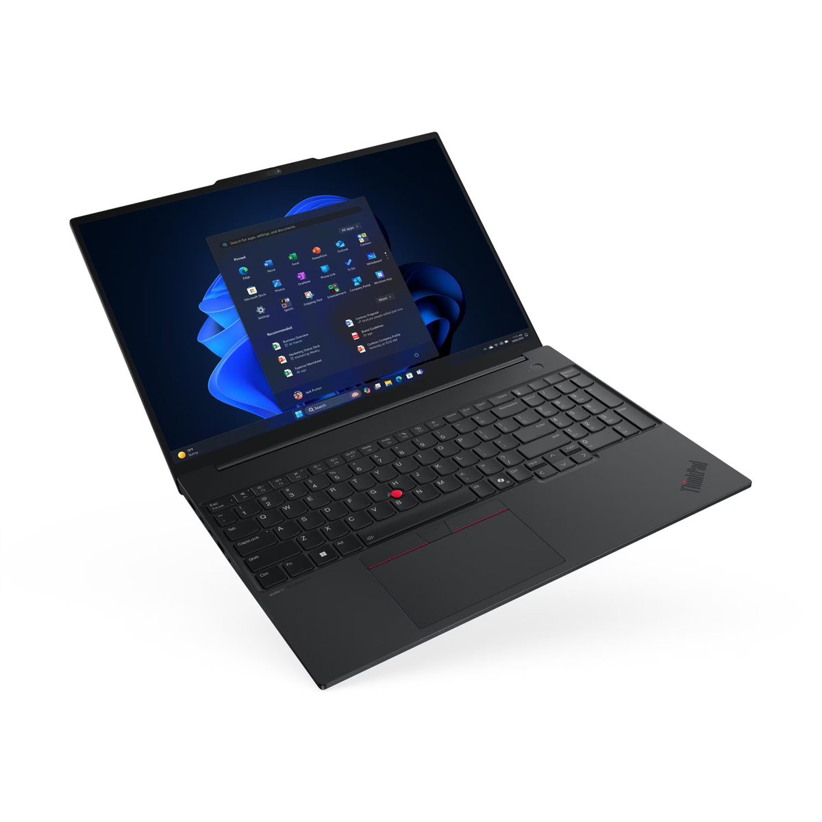 Lenovo ThinkPad E16 Gen 3 Intel Core Ultra 5 225U Processor, 8GB RAM, 512GB SSD, 16" WUXGA (1920x1200) Display, DOS, English & Arabic Keyboard, 1 Year Warranty | 21SR0018GR