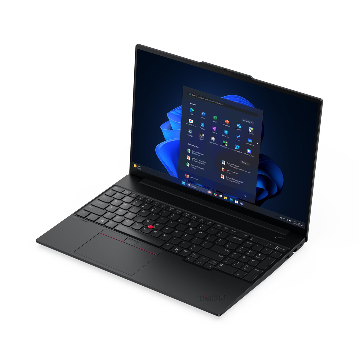 Lenovo ThinkPad E16 Gen 3 Intel Core Ultra 5 225U Processor, 8GB RAM, 512GB SSD, 16" WUXGA (1920x1200) Display, DOS, English & Arabic Keyboard, 1 Year Warranty | 21SR0018GR