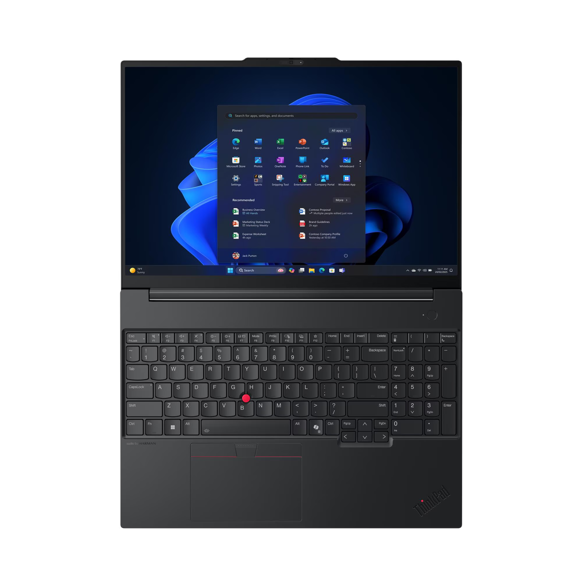 Lenovo ThinkPad E16 Gen 3 Intel Core Ultra 5 225U Processor, 8GB RAM, 512GB SSD, 16" WUXGA (1920x1200) Display, DOS, English & Arabic Keyboard, 1 Year Warranty | 21SR0018GR