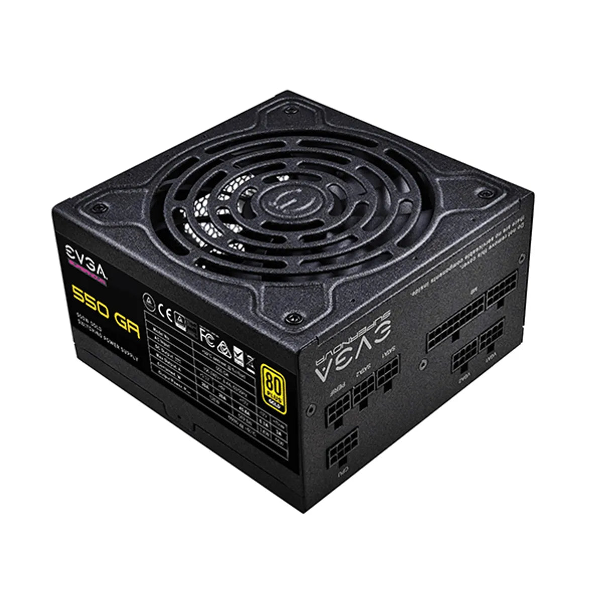 POWER SUPPLY 550W EVGA SUPER NOVA 550 GA 80 PLUS GOLD | 220-GA-550-X3